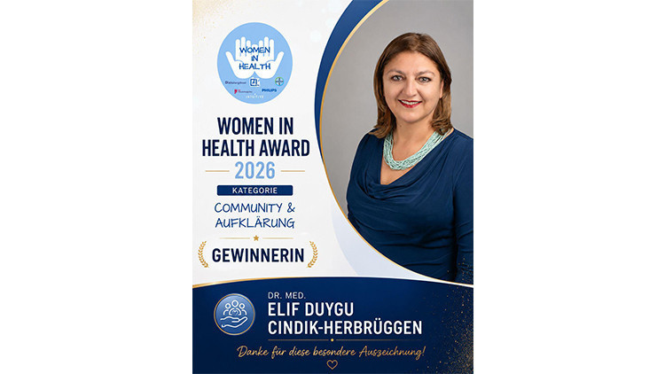 Women In Health 2026’da Büyük Başarı: Dr. Elif Duygu Cındık-Herbrüggen Birinci Seçildi