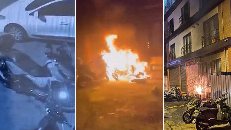 Beyoğlu’nda tartıştığı kişinin motosikletini kundakladı Gereksiz yere gaza bastı tartıştık