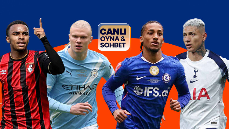 Chelsea Tottenham ile, Manchester City Bournemouth ile karşılaşacak Maçların heyecanı canlı sohbet ile Mislide
