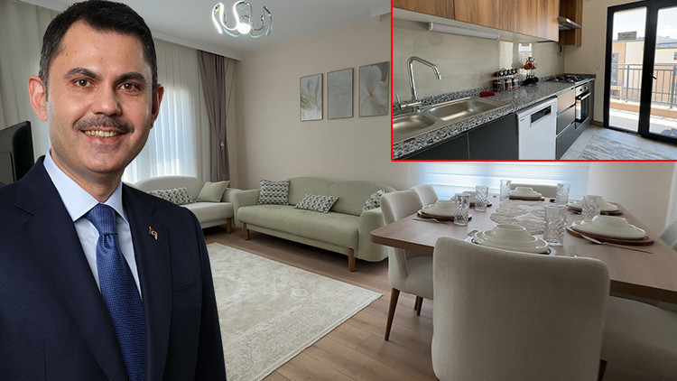 21 bin 400 TL taksitle ev sahibi olma fırsatı! Murat Kurum görüntüleri paylaştı