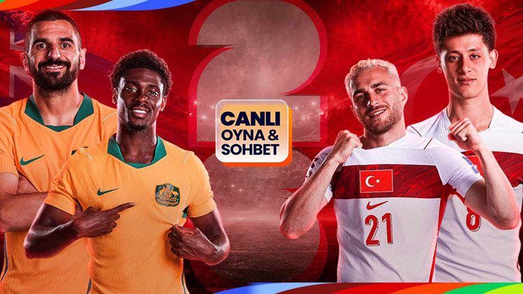 Avustralya ile Türkiye karşı karşıya geliyor Dünya Kupası’nın heyecanı canlı sohbet ile Mislide