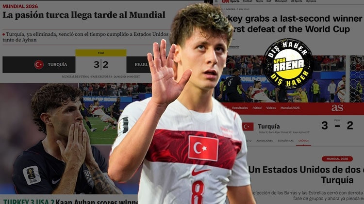 A Milli Takımın ABD galibiyetiyle vedası dünya basınında: Türkler, ABDyi şoke etti Onuruyla ayrıldılar