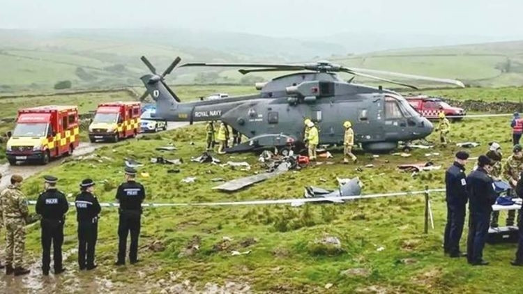 Aramco’nun helikopteri düştü