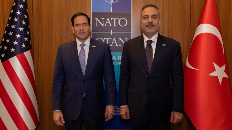 Dışişleri Bakanı Hakan Fidan, ABDli mevkidaşı Rubio ile görüştü