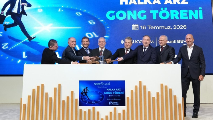 Borsa İstanbulda gong, Saat&Saat için çaldı
