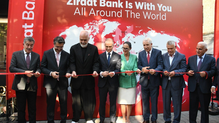 Ziraat Bankası’nın Tiran şubesi törenle açıldı