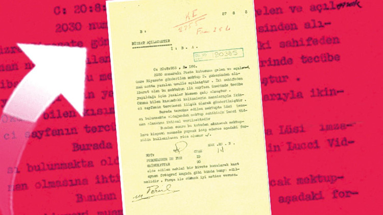 MİT ilk kez paylaştı 91 yıllık gizli belge MİT ilk kez paylaştı 91 yıllık gizli belge