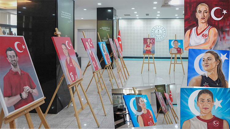 Güzel sanatlar liselerinden “Filenin Sultanları’ sergisi Güzel sanatlar liselerinden “Filenin Sultanları’ sergisi