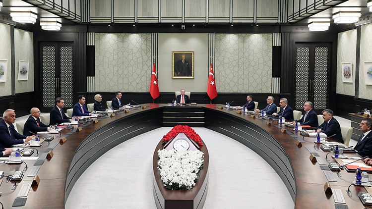 Cumhurbaşkanlığı Kabinesi toplandı Cumhurbaşkanlığı Kabinesi toplandı