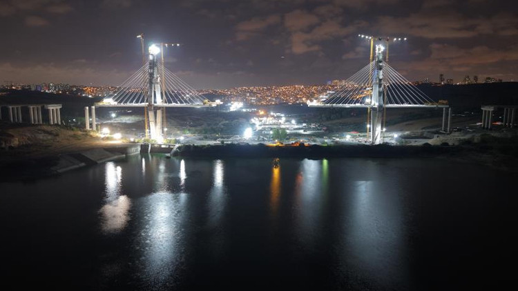 Kanal İstanbul güzergahında yeni görüntü! İstanbul’da gece gündüze döndü