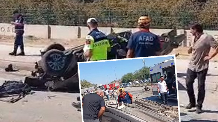 Feci kazada 2 kişi hayatını kaybetti, 2 kişi yaralandı Feci kazada 2 kişi hayatını kaybetti, 2 kişi yaralandı