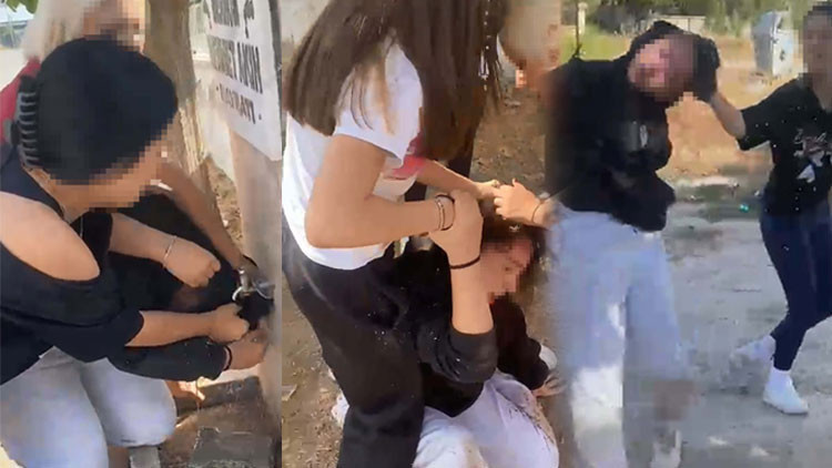 Akran vahşeti Islatıp, sürükleyip acımasızca dövdüler Akran vahşeti Islatıp, sürükleyip acımasızca dövdüler