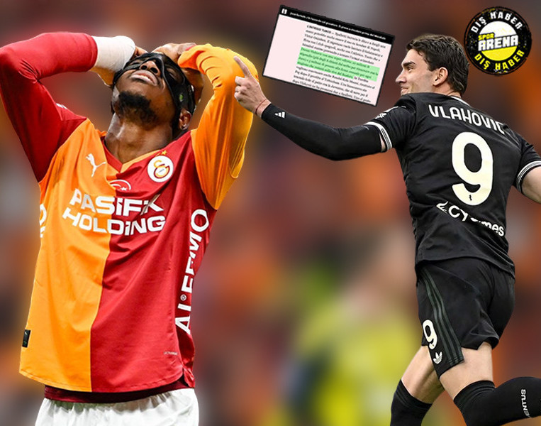 Galatasaray için İtalyadan olay Osimhen ve Vlahovic iddiası