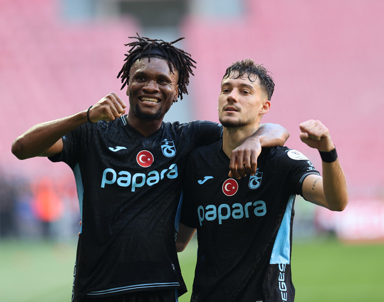 Trabzonspor, Samsunda 3 golle kazandı
