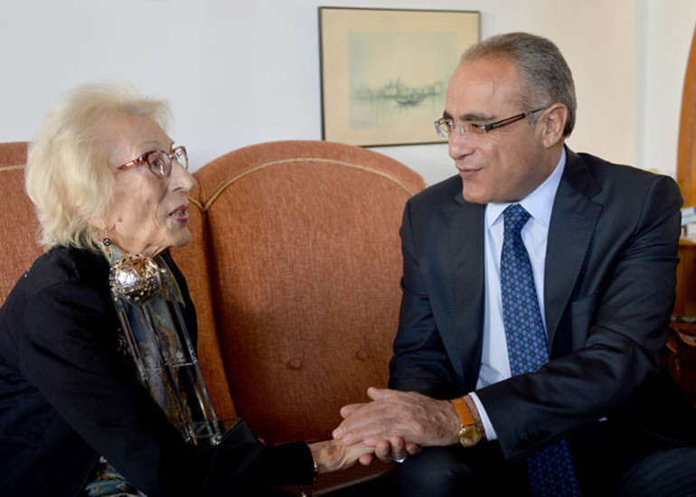 Kültür Bakanından Gönül Ülkü Özcana ziyaret