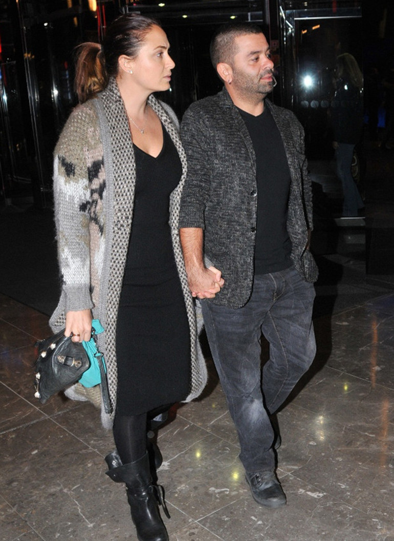 Bülent Şakrak ve eski eşi Özge Borak pişti oldu