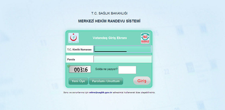 MHRS ile hastane randevusu alma