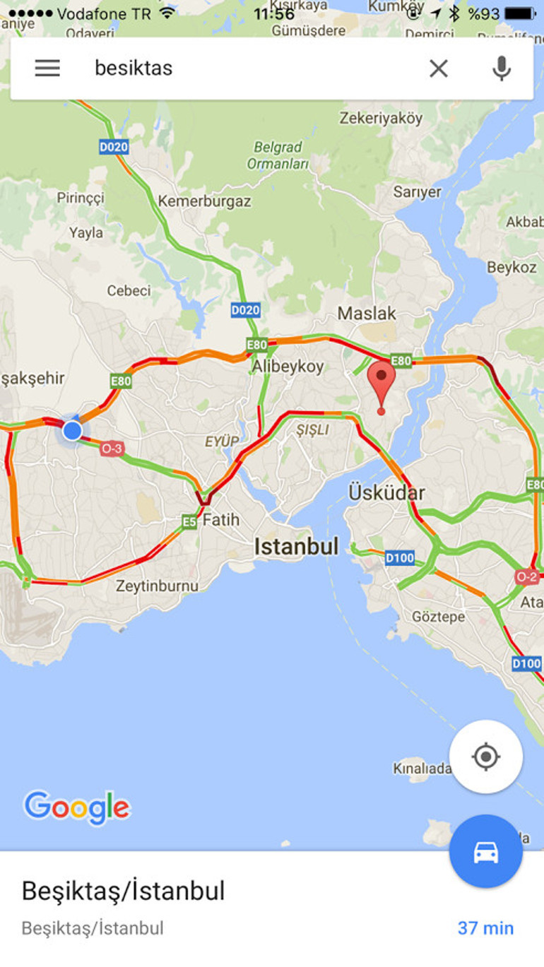 Google Maps artık Türkiye'de - Teknoloji Haberleri