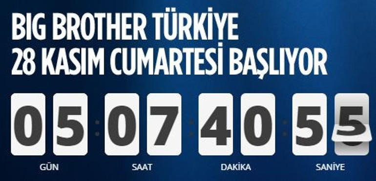 Big Brother Türkiye için geri sayım başladı