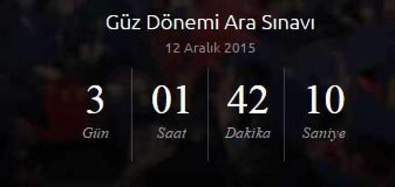 AÖF sınav giriş yeri sorgulama ekranı