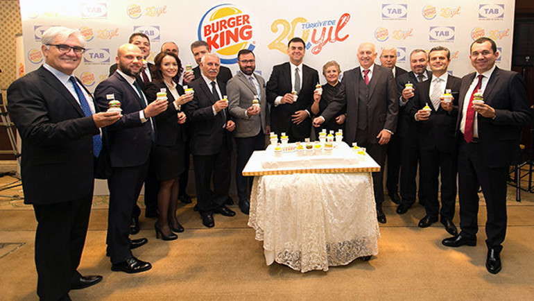 Burger King, Türkiye’deki 20. yılını kutluyor