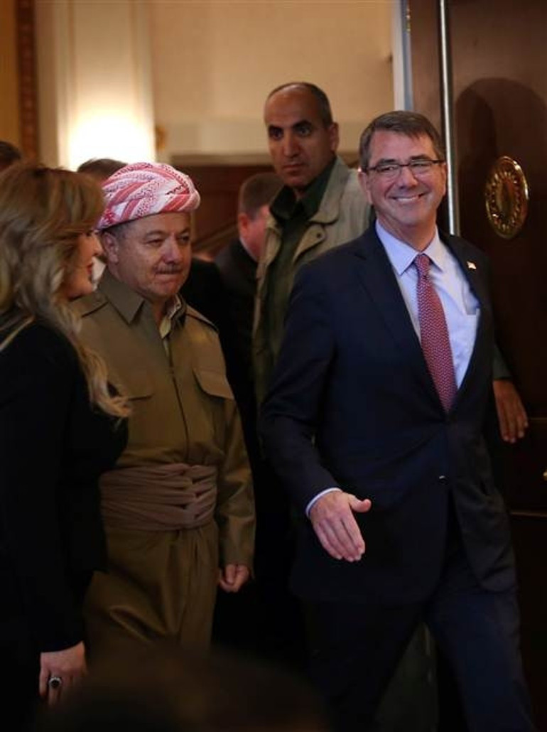 Barzani, ABD Savunma Bakanı ile görüştü