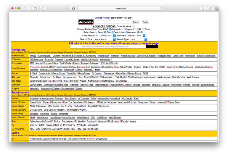 İnternet 25 yıl önce böyle görünüyordu