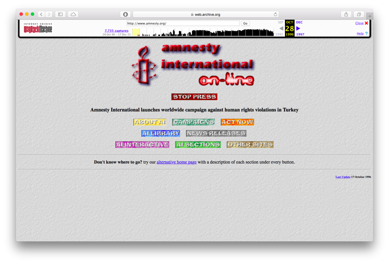 İnternet 25 yıl önce böyle görünüyordu