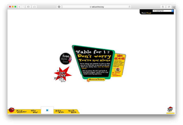 İnternet 25 yıl önce böyle görünüyordu