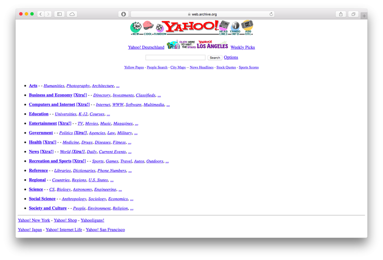 İnternet 25 yıl önce böyle görünüyordu