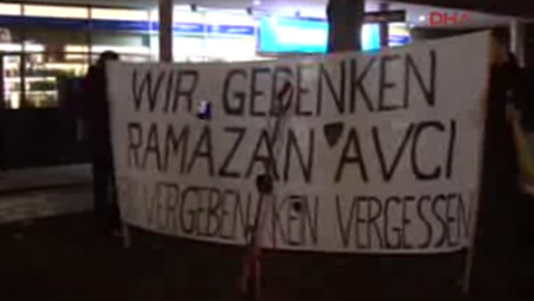 Ramazan Avcı, Hamburgda anıldı