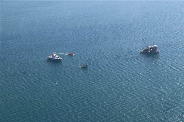 Karaya oturan Yunanistan sahil güvenlik botu böyle kurtarıldı