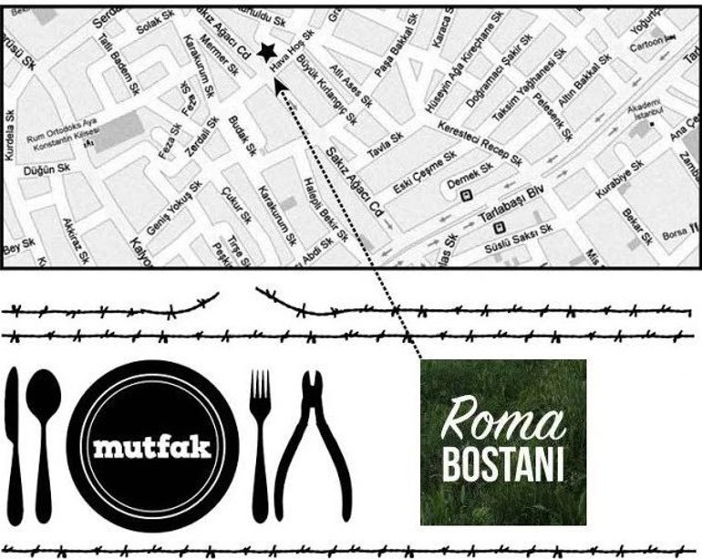 Roma Bostanından hafta sonu için Göçmen Dayanışma Mutfağına davet