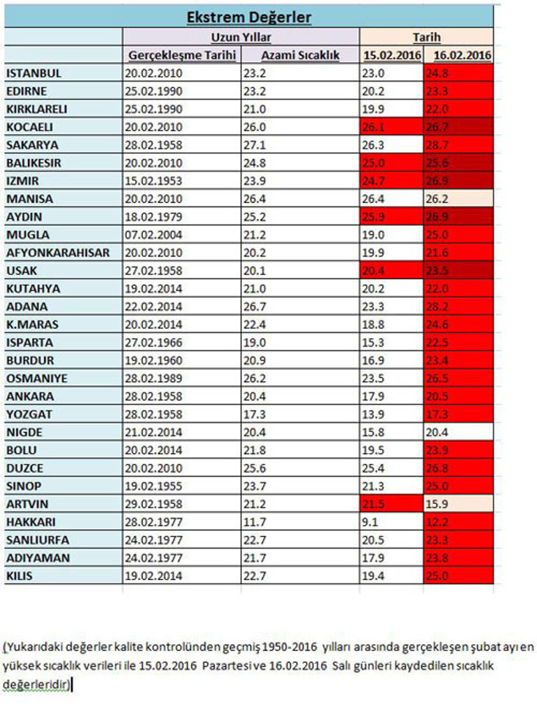 Hava durumu kış ortasında rekor üstüne rekor! - Resim: 1