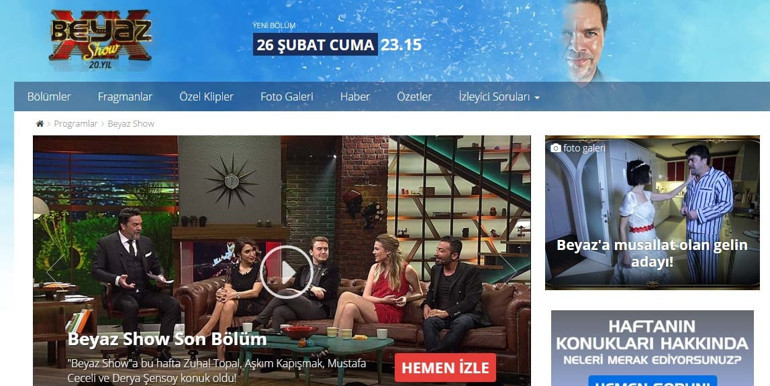 Beyaz Show bu hafta yayınlanacak mı 19 Şubat Beyaz Show konukları