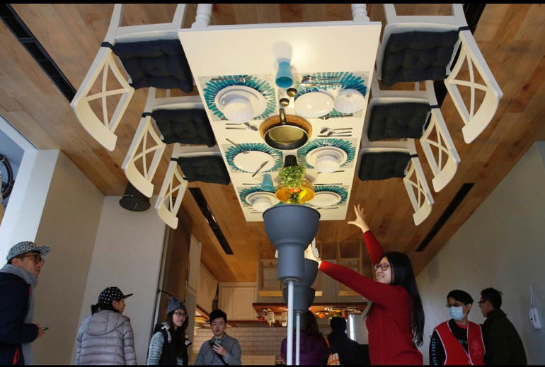 Tersine dünyanın tersine evleri