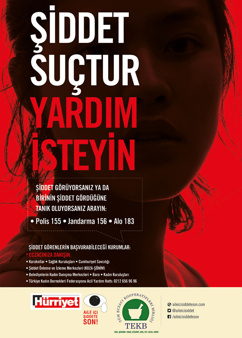 Kadına şiddete karşı adres eczane