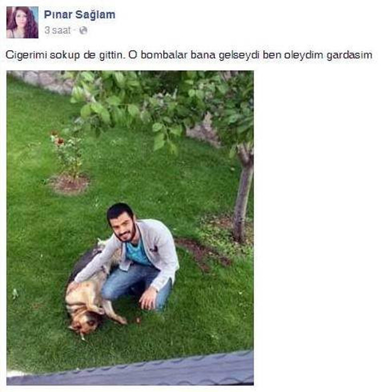 Saldırıda ölen üniversiteli Kerim Sağlam, ablasını ziyarete gelmiş