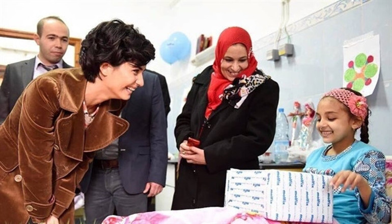 Tuba Büyüküstün iyi niyet elçisi olarak Cezayire gitti