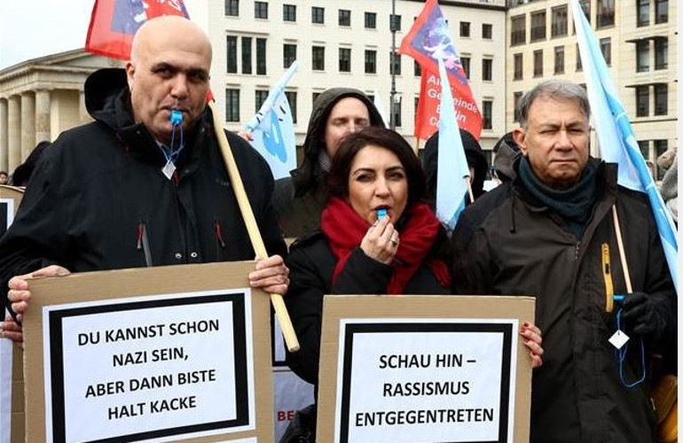 Irkçılığa karşı Berlin Biziz gösterisi
