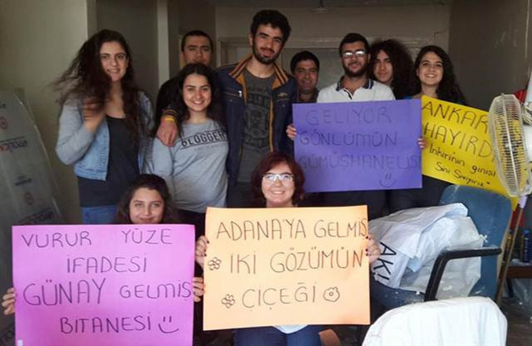 Bombalı saldırıda bacağını kaybeden Günay Karakuşu duygulandıran karşılama