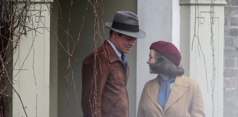 Brad Pitt ve Marion Cotillardlı filmden görseller