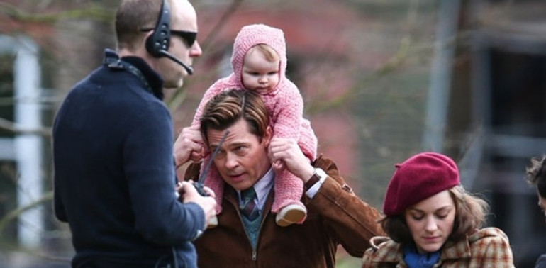 Brad Pitt ve Marion Cotillardlı filmden görseller
