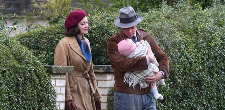 Brad Pitt ve Marion Cotillardlı filmden görseller