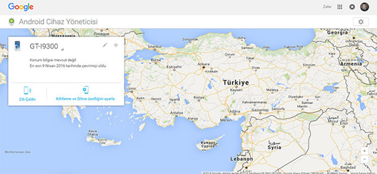Kaybolan Android cihazımı nasıl bulurum