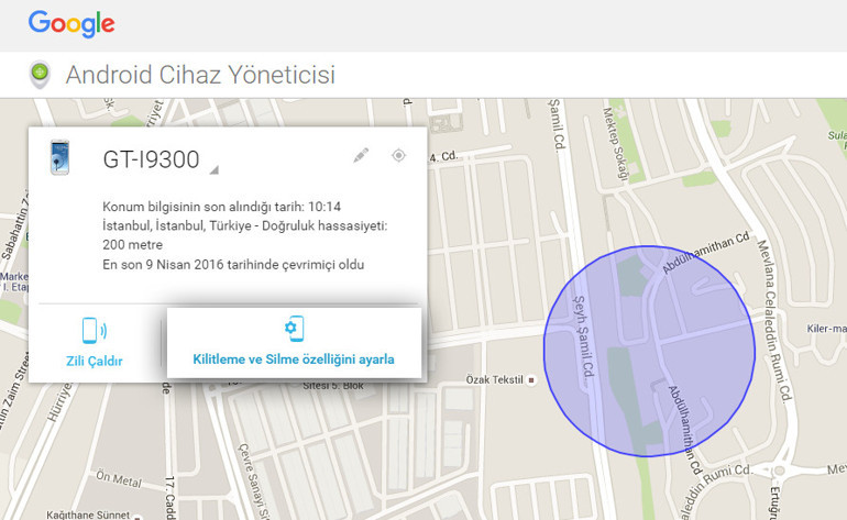 Kaybolan Android cihazımı nasıl bulurum