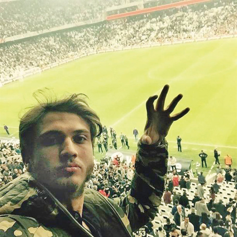 Elçin Sangu ve sevgilisi Yunus Özdiken, Beşiktaş maçında biber gazına maruz kaldı