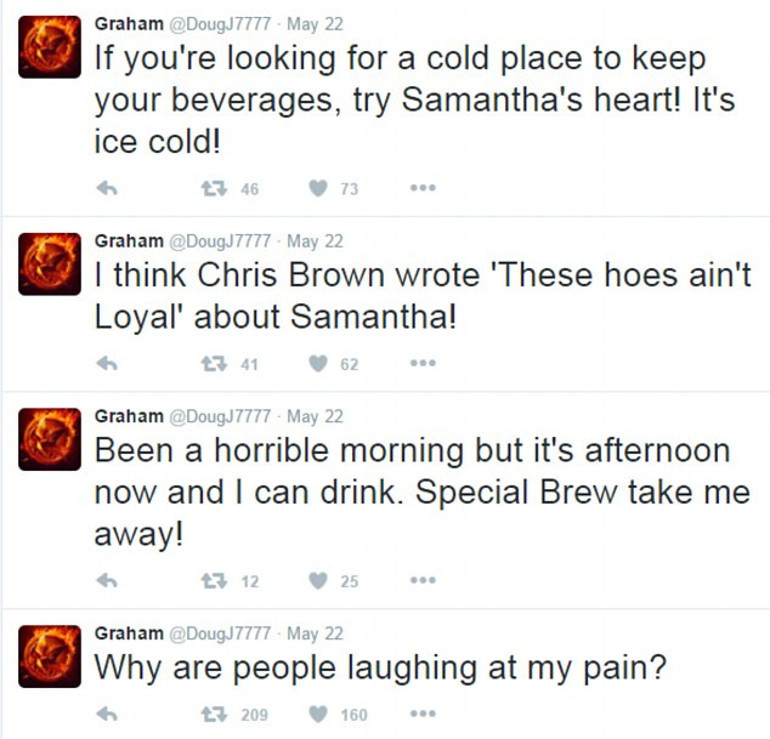 Twitterda böylesi görülmemişti: Nişanlın şu an seni bir otelde arkadaşımla aldatıyor