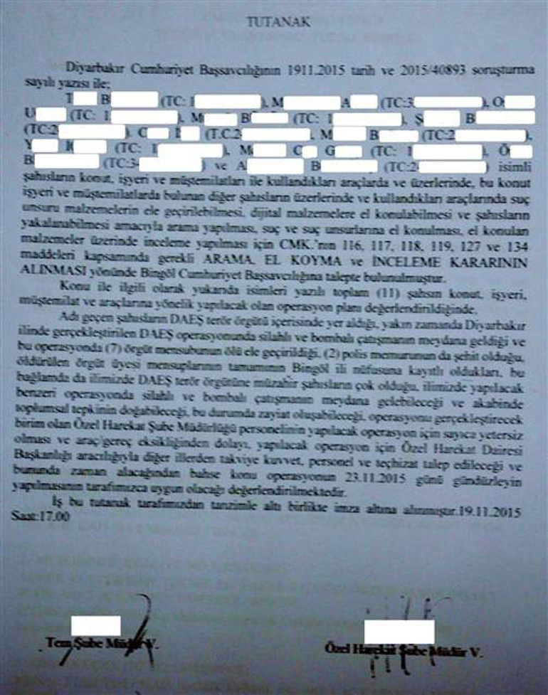 IŞİD operasyonu personel eksikliğinden 5 gün bekletilmiş