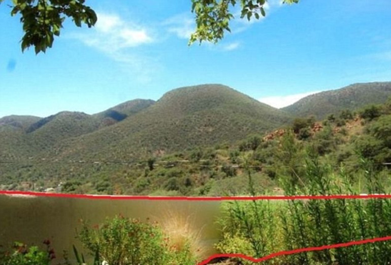 Bu fotoğrafta gördüğünüz göl değil